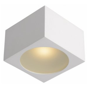 LUCIDE LILY Ceiling Light IP54 G9 H6cm L9cm White, stropní svítidlo, koupelnové