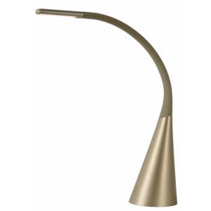 LUCIDE GOOSY-LED Desk Lamp 4W 3000K Gold, stolní lampa
