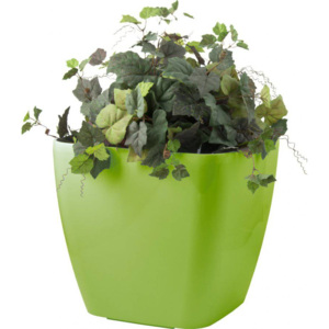 Samozavlažovací květináč Cube maxi zelený 45 cm 6392422 G21