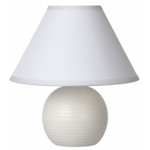 LUCIDE KADDY Table Lamp E14 H22 D20cm White, stolní lampa