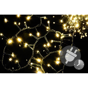 Vánoční LED osvětlení 750 diod - bohatý řetěz - teple bílá 15 m - Nexos D47230