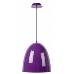 LUCIDE LOKO Pendant E27 D30 H120cm Purple, závěsné svítidlo, lustr