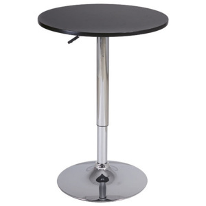 Barový stůl OLIMPUS B500, černý, 60x60x68-91
