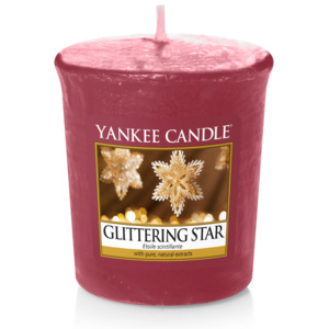 Votivní vonná svíčka Yankee Candle Glittering Star - Třpytivá hvězda 50 GRAMŮ