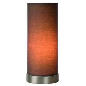 LUCIDE TUBI Table lamp E14 D10,5 H25,5cm Taupe, stolní lampa