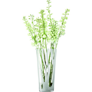 LSA Cirro skleněná váza 40cm, bílá, Handmade G386-45-963 LSA International