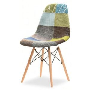 Jídelní židle MALWA patchwork, masiv, buk