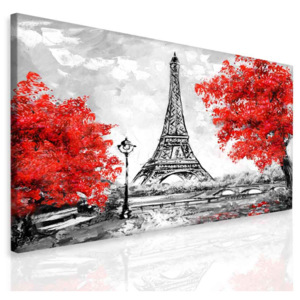 Obraz malby Paříž (80x60 cm) - InSmile ®