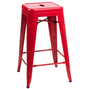 Barová stolička Paris 75cm červená