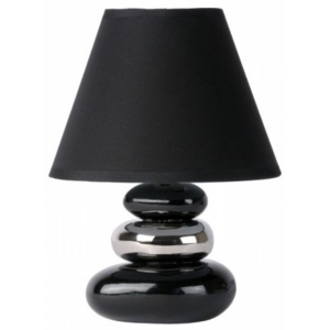 LUCIDE KARLA Table lamp Ceramic E14 L20 W20 H30 Black, stolní lampa