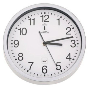 Rádiem řízené hodiny bílé KL-11258 - BILBAO - Kela