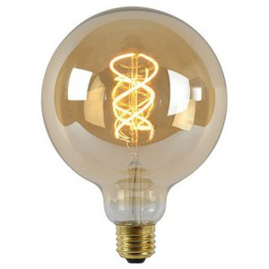 LUCIDE Bulb LED Globe 5W 260LM 2200K D12,5cm Amber, žárovka, zářivka