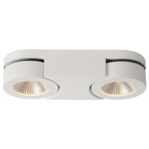 LUCIDE MITRAX Ceilingl Light LED2x5W 3000K Dimm,White, stropní svítidlo