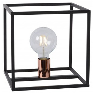 LUCIDE ARTHUR Table Lamp E27 25x25x25cm Black,stolní lampa