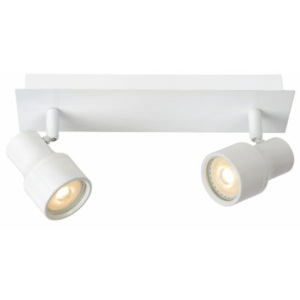 LUCIDE SIRENE-LED Spot 2xGU10/5W D10, IP44, White, bodové svítidlo, bodovka