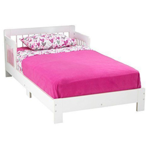 KidKraft klasická dřevěná dětská postel bílá