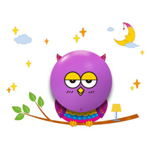 MILAGRO OWL 112, multicolor Dětské nástěnné noční LED svítidlo + samolepky