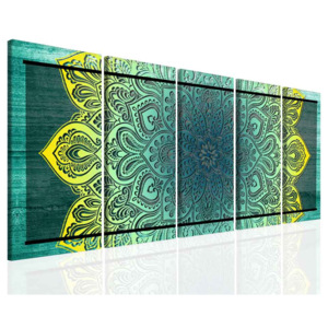 Obraz tyrkysová mandala (150x60 cm) - InSmile ®