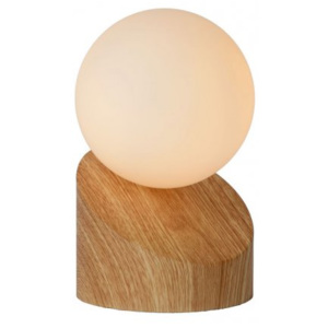 LUCIDE LEN Table Lamp G9 Light Wood, stolní lampa