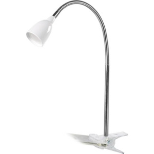 LED stolní lampička, 2.5W, 3000K, clip, bílá barva WO33-W Solight