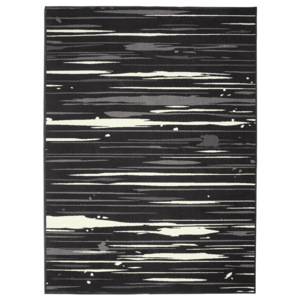 MERADISO® Koberec "City", 170 x 230 cm (černá/bílá)