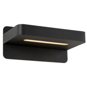 LUCIDE ATKIN Bedside Light LED 1x5W+USB port 25x14x11cm Black, nástěnné svítidlo