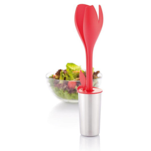 Salátový set Tulip, červený - XD Design