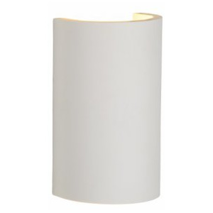 LUCIDE GIPSY Wall Light Round G9 18x11x7cm White, nástěnné svítidlo