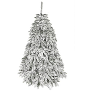 Umělý vánoční stromek - Smrk Gold sněhem ovinutý 220 cm