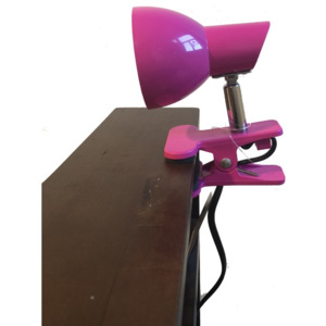 Nipeko LED skřipcová stolní lampička Nipeko HC001 růžová