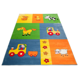 Kusový koberec dětský J0110 - Farma 2