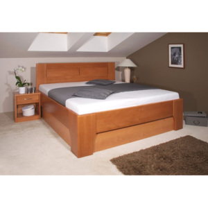 Masivní postel s úložným prostorem Olympia 3 - 80/90/100x200cm - 90 x 200cm