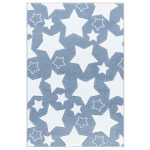 LIVONE Dětský koberec SKY modrý Varianta: 120x180 cm hvězdičky