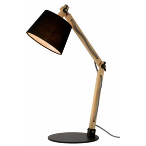 LUCIDE OLLY Desk lamp E14 L43 D15,5 H68cm Black, stolní lampa