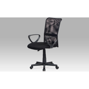 Kancelářská židle, mesh černá, výškově nastavitelná KA-N844 BK Art