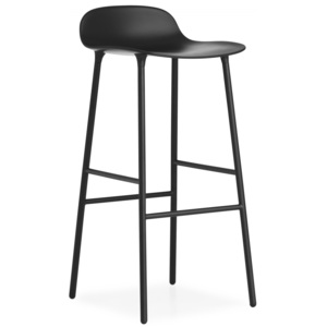 Výprodej Normann Copenhagen designové barové židle Form Barstool Steel 75cm (černá)