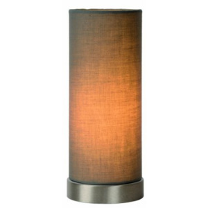 LUCIDE TUBI Table lamp E14 D10,5 H25,5cm Grey, stolní lampa