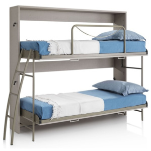 Tomasucci Patrová postel zatahovací SLIM 202x180x33cm,antracitová