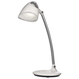 LED stolní lampa Carla, bílá
