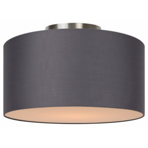 LUCIDE CORAL Ceiling Light E27 D35 H20cm Grey, stropní svítidlo