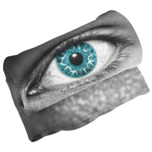 Deka - Modré oko (Rozměr: 150x120 cm)