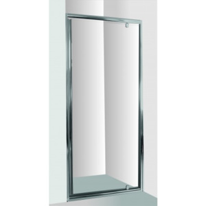 Sprchové dveře do niky SMART - ALARO - 80 cm, 190 cm, Univerzální, Hliník chrom, Čiré bezpečnostní sklo - 6 mm HOPA