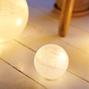 Světelná koule - 10 cm, bílá