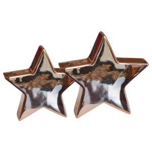 Vánoční dekorace měděná hvězda Stardeco 20cm (cena za ks)