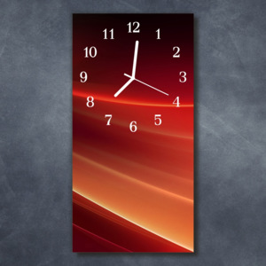 Nástěnné hodiny obrazové na skle - Abstrakt IV