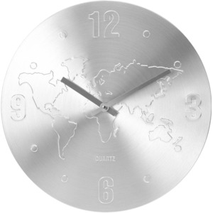 Nástěnné hodiny WORLD ALUMINIUM, ∅ 35 cm
