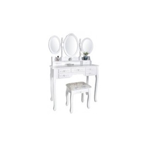 Malatec Malatec, 4644 Toaletní stolek se stoličkou a zrcadlem