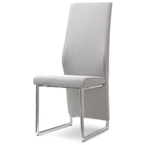 Elegantní jídelní židle SALA šedá tkanina