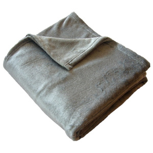 Dadka Fine soft deka Dadka šedý melír 150x100 cm