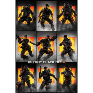 Plakát, Obraz - Call Of Duty – Black Ops 4 - Characters, (61 x 91,5 cm)